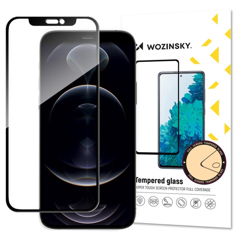 Wozinsky Super Tough Iphone 13 Pro Max Tempered Glass Protector Black