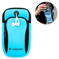Wozinsky Universal Dual Pocket Sports Armband for Smartphones - Blue