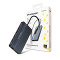 Wozinsky WDS03Y5S 14-in-1 USB-C Hub with Support for Three Monitors - Grey
