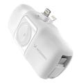Wozinsky WF16-YLS 5000mAh Lightning Power Bank with Built-in USB-C Cable & Apple Watch Charger - 15W
