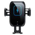 X11 3-Axis Car Wireless Charger 15W - Air Vent/Dashboard - Black