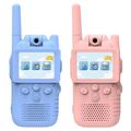 X18 Video Walkie Talkie Set for Kids - Blue / Pink