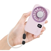 X28 Pocket-Sized Portable Cooling Fan - Pink / Purple