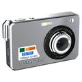 X800 2.8" HD Digital Camera with Video Recording, 16x Zoom - Silver