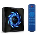 X96Q Max Smart Android 10 TV Box with Clock - 4GB RAM, 64GB ROM