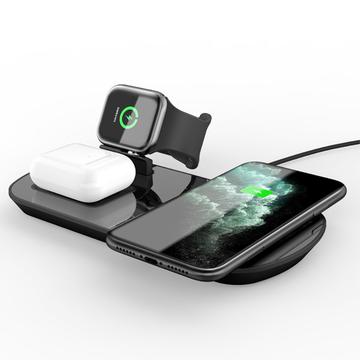 XDL-WA06 3 in 1 Wireless Charging Station for iPhone + iWatch + AirPods