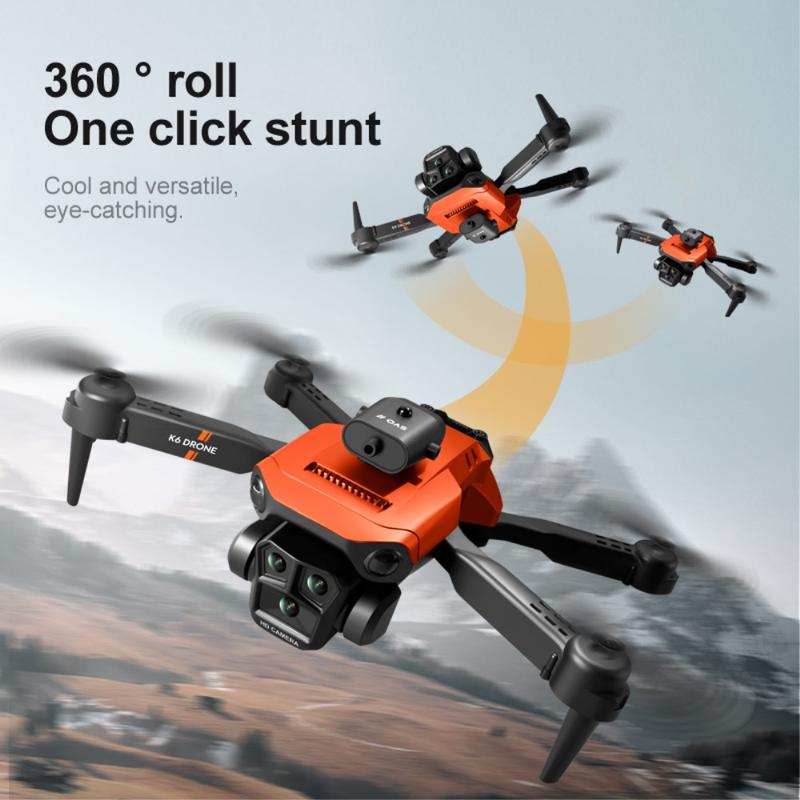 XKJ K6 MAX 3-Camera Obstacle Avoidance Drone HD Aerial Photography ...