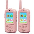 XM301 Dual-Lens Kids Video Walkie Talkie - Pink