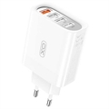 XO L100 Multiport Quick Wall Charger - 18W - White