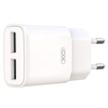 XO L92C Dual USB Travel Charger - 2.4A - White