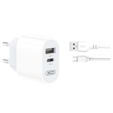 Beline Universal Dual-Port Charger & MicroUSB Cable - Black