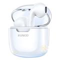 XUNDD X17 Bluetooth 5.3 Earphones Low Latency TWS Headphones with Charging Case - White