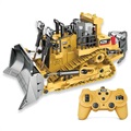 XZS 258-8 RC Bulldozer with Rechargeable Battery - Yellow