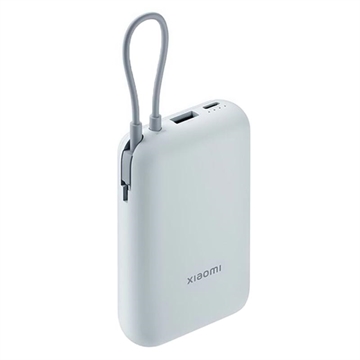 Xiaomi 10000mAh Power Bank with Integrated USB-C Cable 22.5W - Ice Blue