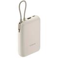 Xiaomi 10000mAh Power Bank with Integrated USB-C Cable 22.5W - Beige