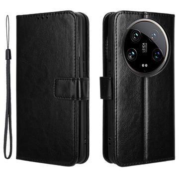 Xiaomi 14 Ultra Wallet Case with Magnetic Closure - Black