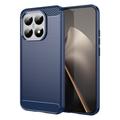 Xiaomi 15T Brushed TPU Case - Carbon Fiber - Blue