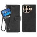 Xiaomi 15T Pro Elegant Retro Wallet Case with Rotating Card Holder - Black