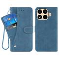 Xiaomi 15T Pro Elegant Retro Wallet Case with Rotating Card Holder - Blue