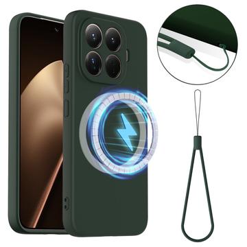 Xiaomi 15T Pro Liquid Silicone Case - MagSafe Compatible - Dark Green