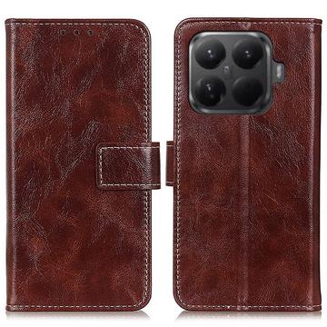 Xiaomi 15T Pro Wallet Case with Stand - Brown
