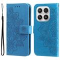 Xiaomi 17 Mandala Series Wallet Case - Blue