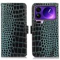 Xiaomi 17 Pro Crocodile Series Wallet Leather Case with RFID - Green