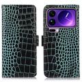 Xiaomi 17 Pro Max Crocodile Series Wallet Leather Case with RFID - Green