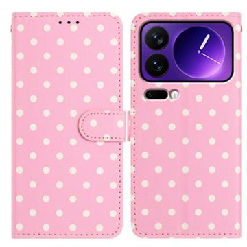 Xiaomi 17 Pro Max Polka Dot Pattern Wallet Case