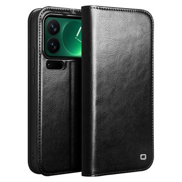 Xiaomi 17 Pro Max Qialino Classic Wallet Leather Case - Black