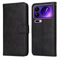 Xiaomi 17 Pro Max Wallet Case with Stand - Black
