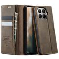 Xiaomi 17T Pro Caseme 033 Calf Texture Wallet Case with RFID Blocking - Coffee