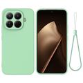 Xiaomi 17T Pro Liquid Silicone Case with Hand Strap - Green
