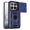 Xiaomi 17T Pro Rotary Ring Hybrid Case with Camera Shield - Blue
