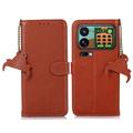 Xiaomi 18 Pro Max Wallet Leather Case with RFID - Brown