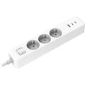 Xiaomi 20W Power Strip 2C1A - EU plug, 2x USB-C, USB-A - White