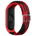 Xiaomi Mi Band 5/6 Knitted Strap - Red / Black