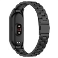 Xiaomi Mi Band 5/6 Stainless Steel Strap - Black