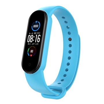 Xiaomi Mi Band 5 Replacement Silicone Strap - Baby Blue