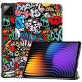 Xiaomi Pad 7/7 Pro/Pad 8/Poco Pad X1 Tri-Fold Series Smart Folio Case - Graffiti