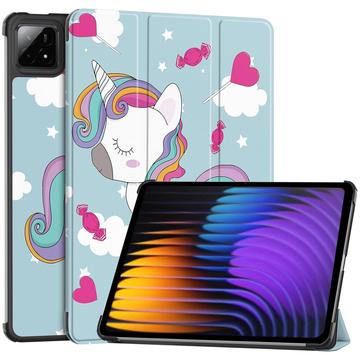 Xiaomi Pad 7/7 Pro Tri-Fold Series Smart Folio Case - Unicorn