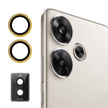 Xiaomi Redmi Turbo 3/Poco F6 Hat Prince Camera Lens Protector - Gold