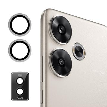 Xiaomi Redmi Turbo 3/Poco F6 Hat Prince Camera Lens Protector - Silver