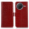 Xiaomi Poco F7 Pro Crocodile Series Wallet Leather Case with RFID