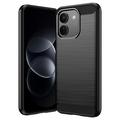 Xiaomi Poco X8 Power Brushed TPU Case - Carbon Fiber