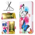 Samsung Galaxy A22 5G, Galaxy F42 5G Wonder Series Wallet Case - Flower