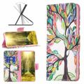 Samsung Galaxy A22 5G, Galaxy F42 5G Wonder Series Wallet Case - Flower