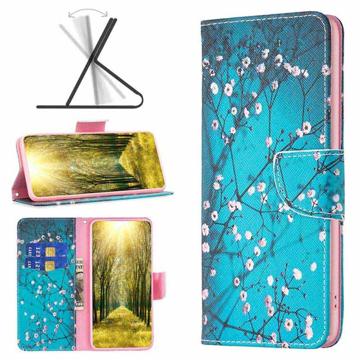 Samsung Galaxy A22 5G, Galaxy F42 5G Wonder Series Wallet Case - Flower