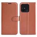 Xiaomi Redmi 12C Wallet Case with Magnetic Closure - Brown