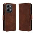 Xiaomi Redmi 17 5G/4G Cardholder Wallet Case - Brown